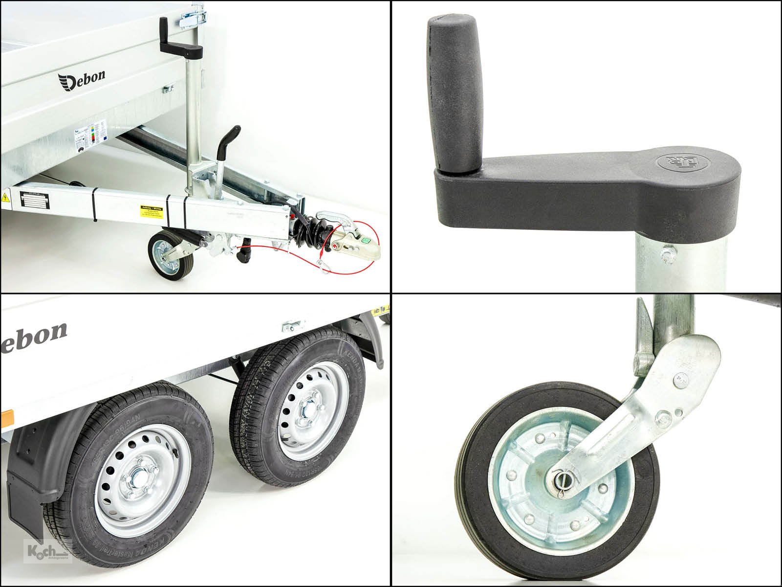 Anhänger typu Sonstige Debon Dreiseitenkipper 180x306 2,6t|E-Pumpe (Ki12332034So), Neumaschine v Winsen (Luhe) (Obrázok 16)